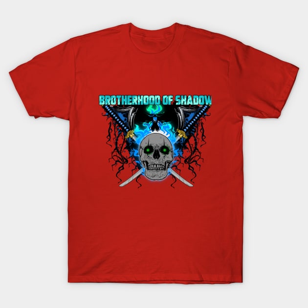 BROTHERHOOD OF SHADOW T-Shirt by theanomalius_merch